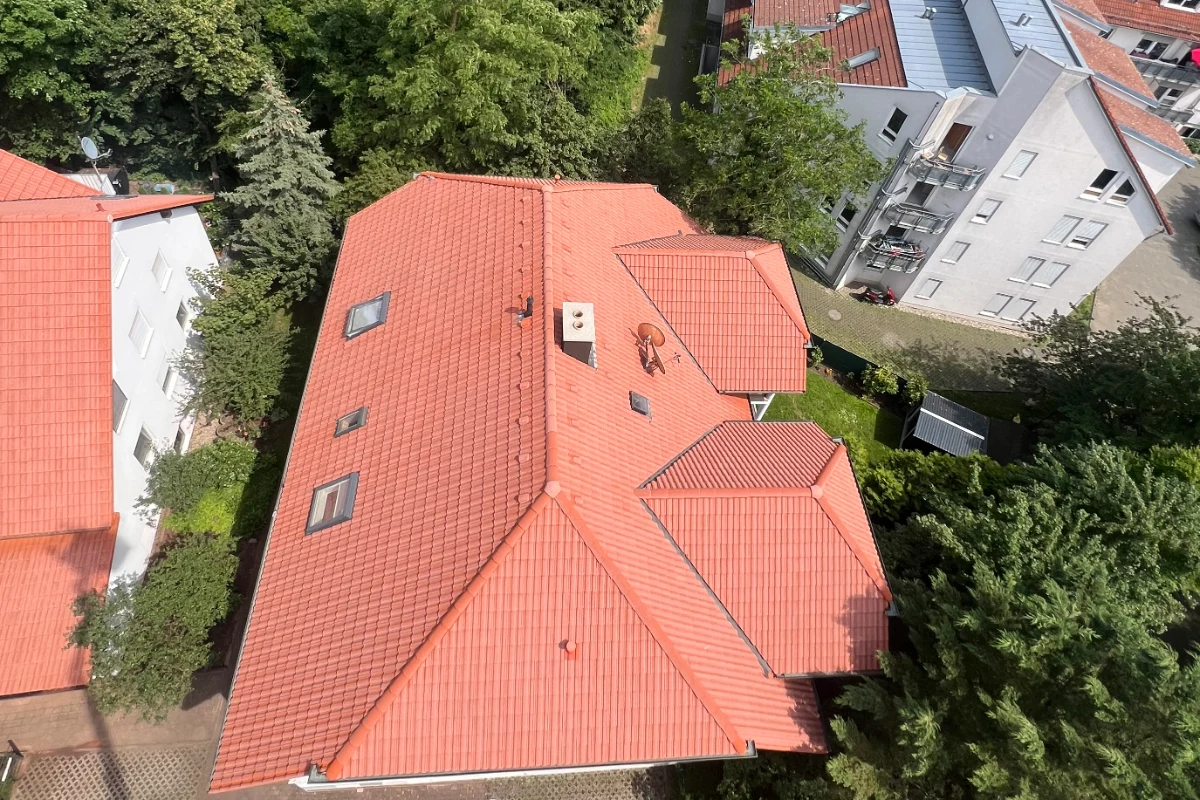 Dachreinigung – Ergebnis nach der Reinigung