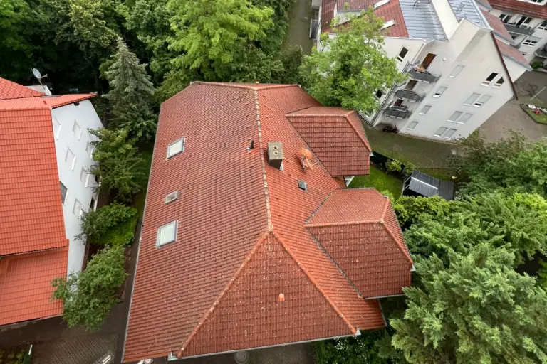 Dachreinigung · Germersheim – vor der Reinigung